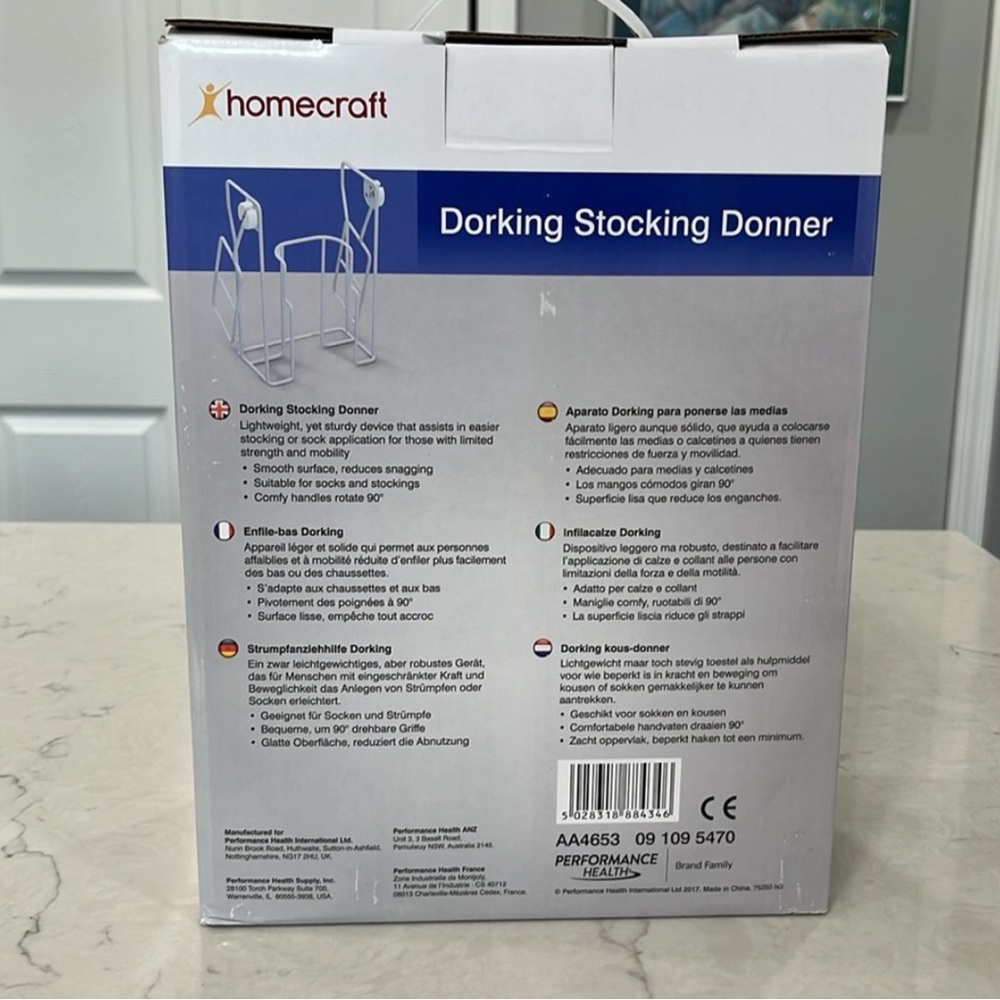 Homecraft Dorking
Stocking Donor White Sock Aid Device - Picture 5 of 6